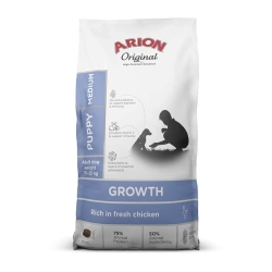 ARION ORIGINAL GROWTH PUPPY MEDIUM CHICKEN & RICE 12KG